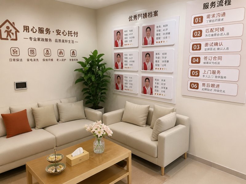 洽谈区